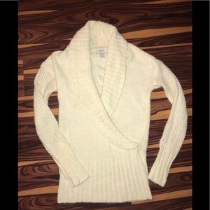 Cream colored LOFT sweater